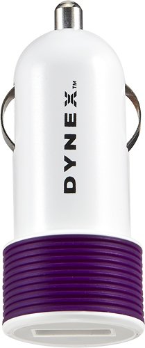  Dynex™ - USB Vehicle Charger - Amethyst