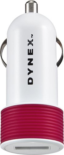  Dynex™ - USB Vehicle Charger - Ruby