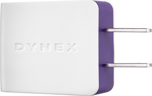  Dynex™ - USB Wall Charger - Amethyst