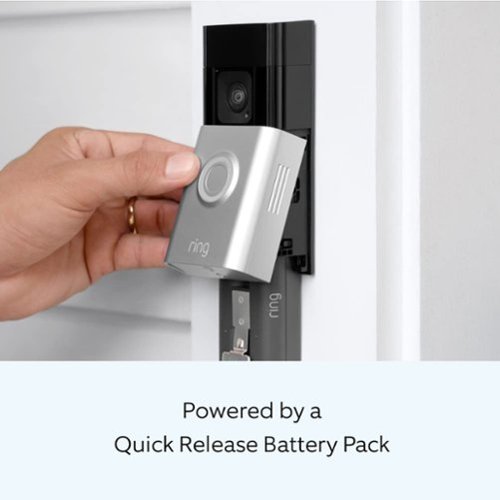 Ring Battery Doorbell Plus Smart Wifi Video Doorbell – Battery Operated with Head-to-Toe View - Satin Nickel WORLDWIDE DELIVERY