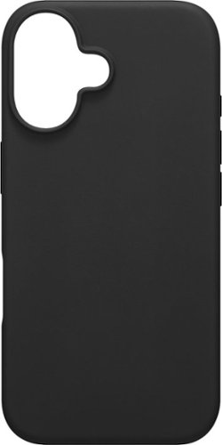 Insignia™ Silicone Case with MagSafe for iPhone 16 - Black BUY ONLINE