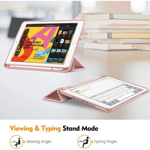 SaharaCase Folio Case for Apple iPad 10.2 (8th Gen 2020) and (9th Gen 2021) - Pink GLOBAL SHIPPING