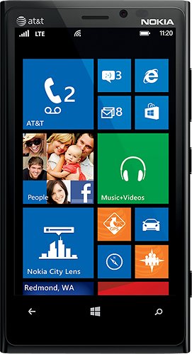  Microsoft - Lumia 920 4G Cell Phone - Black