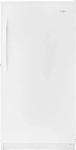 Front. Whirlpool - 15.7 Cu. Ft. Frost-Free Upright Freezer - White.