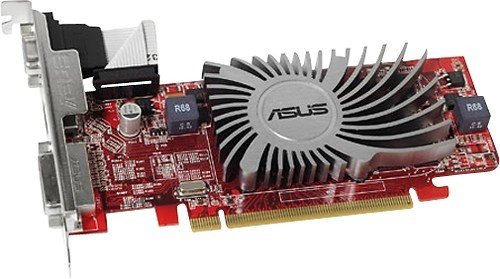  ASUS - AMD Radeon HD 6450 2GB DDR3 PCI Express 2.1 Graphics Card - Red