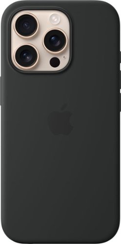 Apple - iPhone 16 Pro Silicone Case with MagSafe - Black