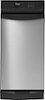Whirlpool - 1.4 Cu. Ft. Built-In Trash Compactor - Stainless Steel-Front_Standard