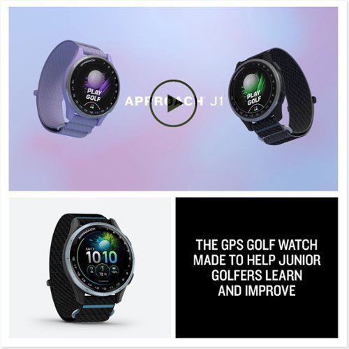 Garmin Approach J1 Junior Golf GPS Smartwatch 43mm Anodized Aluminum - Cloud Blue Aluminum Bezel - (2026) GLOBAL SHIPPING