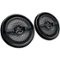 Sony - 6-1/2" 2-Way Coaxial Car/Marine Speakers with Dual Cones (Pair) - Black-Front_Standard 