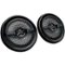 Sony - 6-1/2" 2-Way Coaxial Car/Marine Speakers with Dual Cones (Pair) - Black-Front_Standard