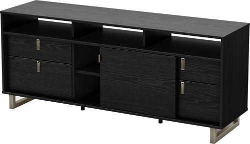  South Shore - Uber TV Stand for Flat-Panel TVs Up to 60&quot; - Black