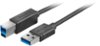 Insignia™ - 3' USB 3.0 External Hard Drive Cable - Black-Front_Standard