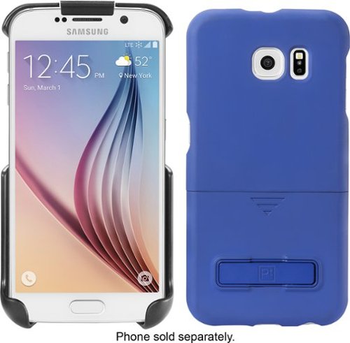  Platinum™ - Holster Case with Kickstand for Samsung Galaxy S6 Cell Phones - Victoria Blue