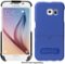 Platinum™ - Holster Case with Kickstand for Samsung Galaxy S6 Cell Phones - Victoria Blue-Front_Standard