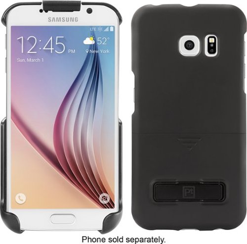  Platinum™ - Holster Case with Kickstand for Samsung Galaxy S6 Cell Phones - Black