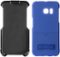 Platinum™ - Holster Case with Kickstand for Samsung Galaxy S6 edge Cell Phones - Victoria Blue-Front_Standard