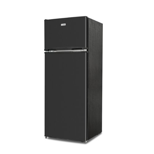 Commercial Cool - 7.7 Cu.Ft. Top Mount Refrigerator - Black-Front_Standard 
