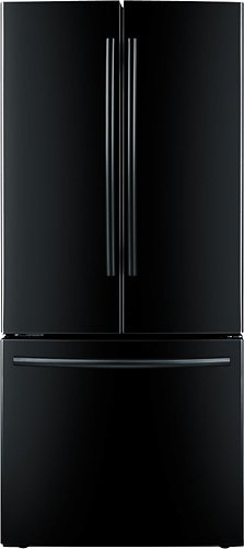  Samsung - 21.6 Cu. Ft. French Door Refrigerator - Black