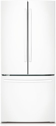  Samsung - 21.8 Cu. Ft. French Door Refrigerator - White