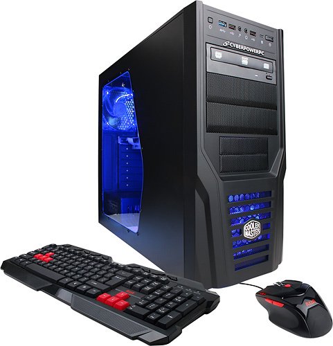  CyberPowerPC - Gamer Ultra Desktop - AMD FX-Series - 8GB Memory - 2TB Hard Drive - Black/Blue