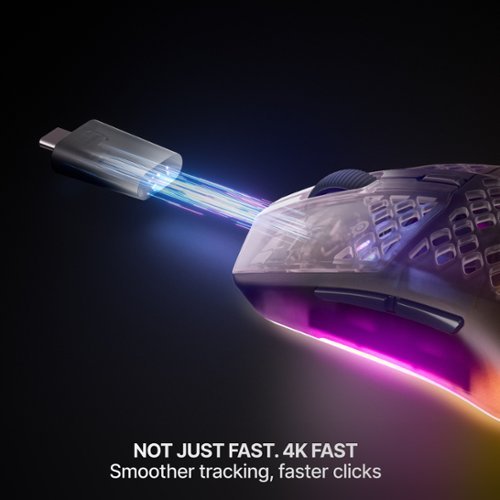 SteelSeries Aerox 3 Wireless Gen 2 RGB 26K Optical Gaming Mouse with AquaBarrier Protection - Dual 2.4GHz/Bluetooth for PC/Mac - Wireless - Shadow GLOBAL SHIPPING