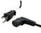 Startech - 6ft Power Cord 5-15P to Right Angle C13-Front_Standard