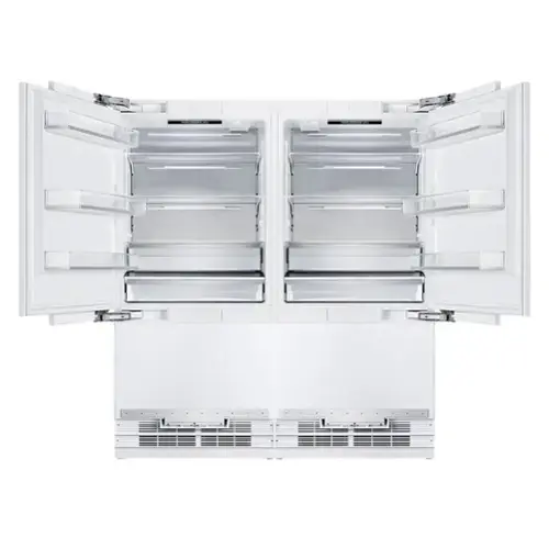 Front. Kucht - 72 in. 39.6 cu. ft. French Door Built -In Refrigerator in Custom Panel Ready, Counter Depth - Panel Ready.
