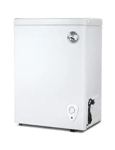 Front. Commercial Cool - Commercial Cool 1.8 Cu. Ft. Compact Chest Freezer, Textured Finish, Deep Freezer for Frozen Food Storage, White - White.