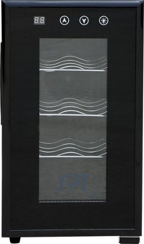  SPT - 8-Bottle Wine Cooler - Black