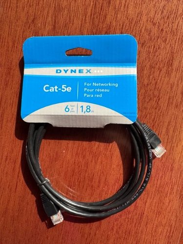 Dynex™ - 6' Cat-5e Ethernet Cable - Gray-Front_Standard 