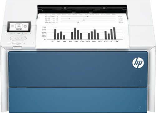 HP - LaserJet Pro 4006n Black & White Laser Printer, Best for Office, AI-Enabled - White