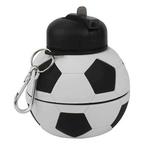 Maccabi Art : Collapsible 1 Liter Water Bottle, Soccer Ball GLOBAL SHIPPING
