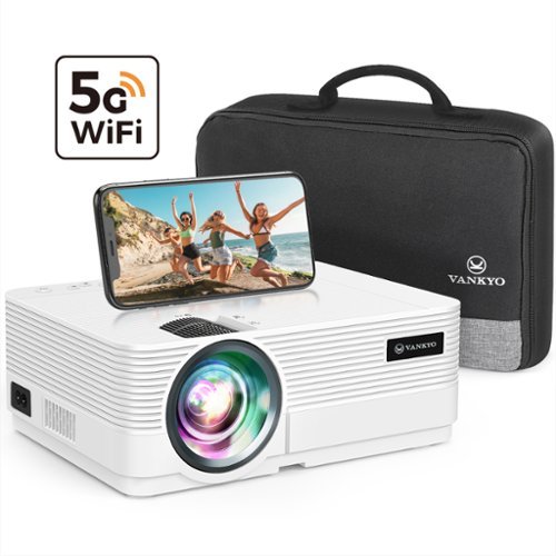 Vankyo Leisure 470 Pro Native 1080P Wireless Single LCD Mini Projector - White GLOBAL SHIPPING