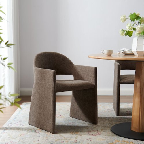 Modway - Talia Dining Armchair - Mocha-Front_Standard 