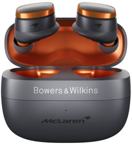 Bowers & Wilkins - PI8 McLaren True Wireless Noise Cancelling In-Ear Earbuds - Gray-Front_Standard