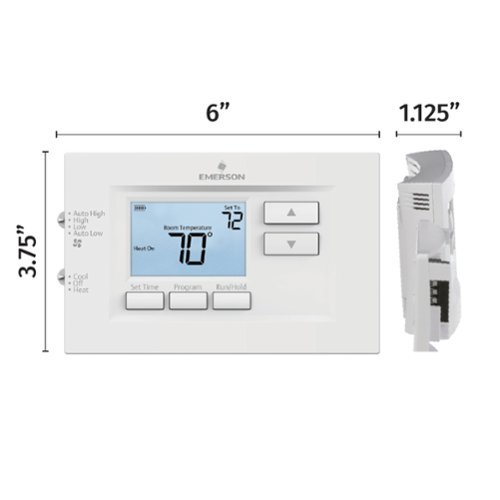 Emerson 70 Series, 7-Day PTAC Digital Programmable Thermostat - White SHOP ONLINE