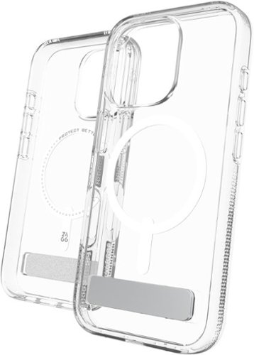 ZAGG Crystal Palace Snap MagSafe Compatible Case w/ Kickstand for Apple iPhone 16 Pro - Clear BUY ONLINE