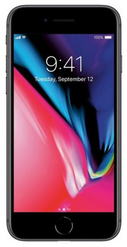 Apple - Pre-Owned Excellent iPhone 8 64GB (Unlocked) - Space Gray-Front_Standard 