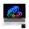 HP - OmniBook 5 - 14" 2K OLED Touch-Screen Laptop - Snapdragon X Plus 2025 - 16GB Memory - 512GB SSD - Copilot+ PC - Glacier Silver-Front_Standard