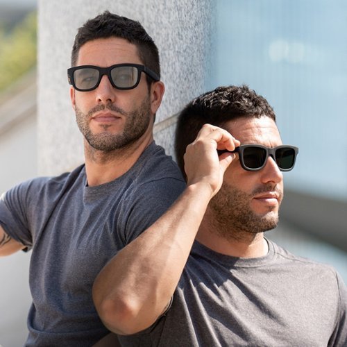 Ampere Dusk Lite Smart Sunglasses with Electronic Tint Adjustable Lenses - Black BUY IN SAUDI ARABIA