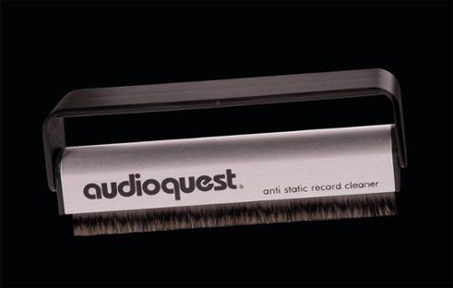 AudioQuest LP Record Clean Brush - Black WORLDWIDE DELIVERY