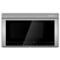 KitchenAid - 1.1 Cu. Ft. Convection Flush Built-In Over-the-Range Microwave with Air Fry Mode - Stainless Steel-Front_Standard
