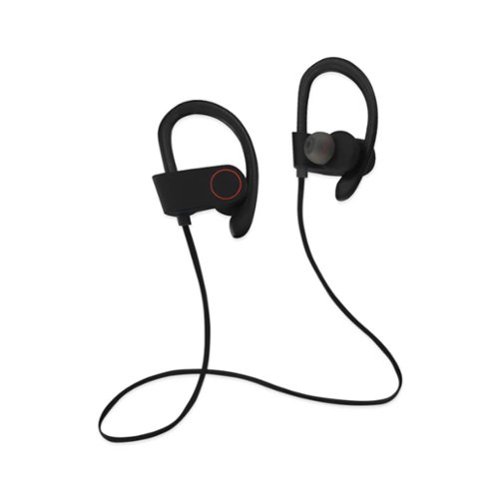 Reiko - Universal Sport Bluetooth Headphones With Hd Sound Quality And Sweat Proof In - Black-Front_Standard 