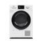 Black+Decker - 4.4 Cu.Ft. Stackable Smart Electric Dryer with Standard Wall Outlet - White-Front_Standard
