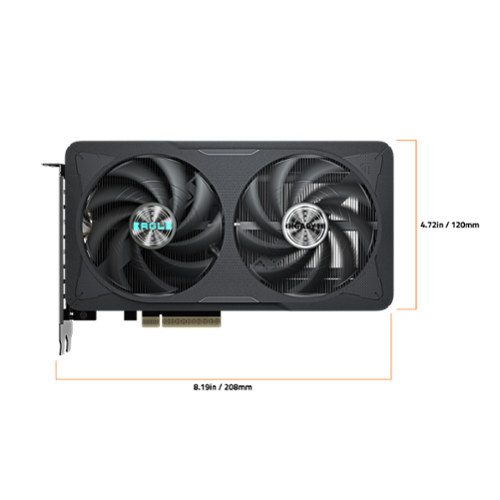 GIGABYTE GeForce RTX 5060 EAGLE OC 8G Graphics Card, 8GB 128 bit