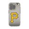 Keyscaper - MLB - Pittsburgh Pirates Linen Logo iPhone Clear Case - 16e - Multicolor-Front_Standard