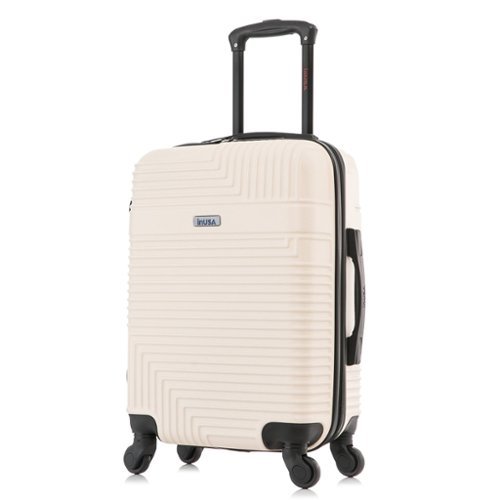 InUSA - Resilience Lightweight Hardside Spinner Luggage 20" Carry-On - Sand-Front_Standard 