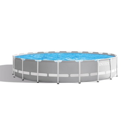 Intex - Prism Frame Above Ground Pool w Pump-Front_Standard 
