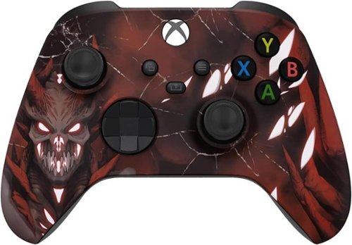 Custom Controllerzz - Custom Wireless Controller for Xbox Series X|S, Xbox One, & PC - Red Demon-Front_Standard 