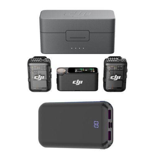 DJI - Mic 2 (2 TX + 1 RX + Charging Case) with wireless accessory bundle-Front_Standard 